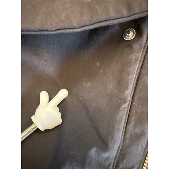 Helly Hansen Ski Jacket Womens Small Black H2 Flow Sytem Removable Hood Parka - Picture 7 of 16